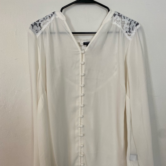 torrid white blouse